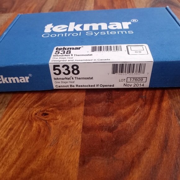 WATTS Tekmar 538 Net 4 Thermostat - Picture 2 of 2